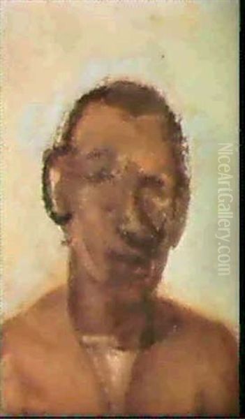 Tete D'homme Oil Painting by Constant Permeke