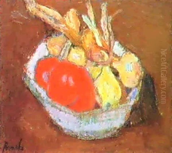 Nature Morte Aux Fruits Oil Painting by Constant Permeke