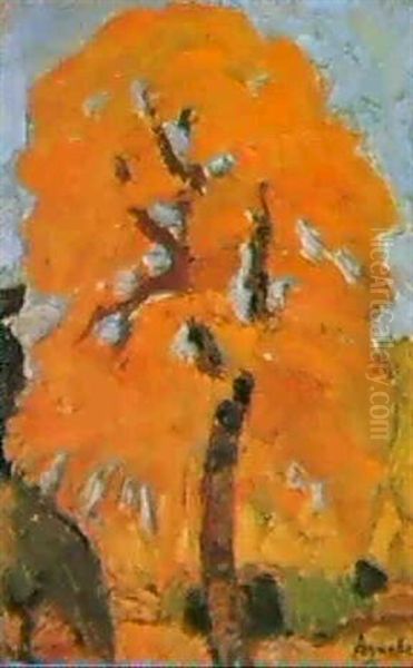 L'arbre Solitaire Oil Painting by Constant Permeke