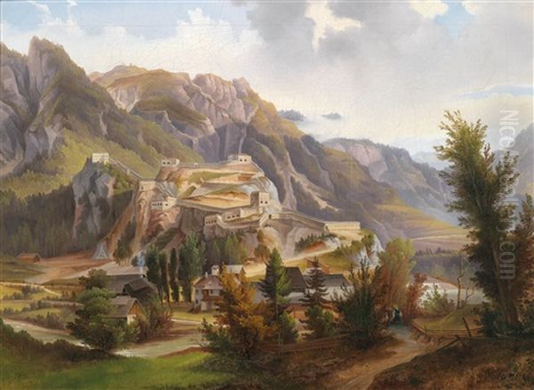 Blick Auf Malborghetto Oil Painting by Marcus Pernhart