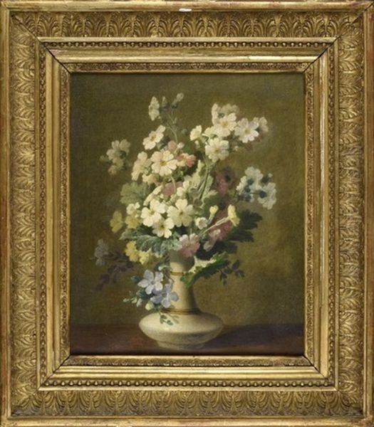 Bouquet De Fleurs Oil Painting by Andre Perrachon