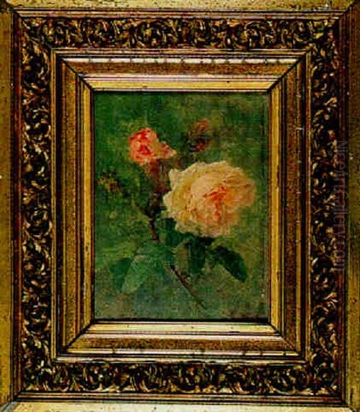 Roses Oil Painting by Andre Perrachon