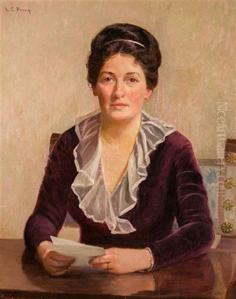 Portrait Of A Seated Woman Oil Painting by Lilla Cabot Perry