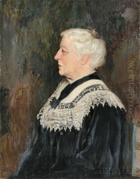 Portrait Of Mrs. Andrew Wheelwright Oil Painting by Lilla Cabot Perry