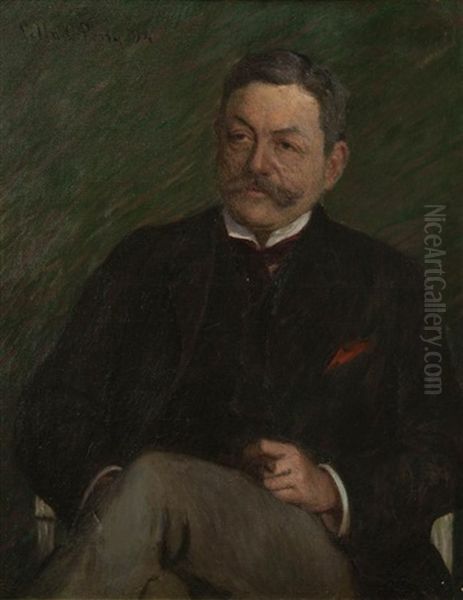 Portrait Of A Gentleman Oil Painting by Lilla Cabot Perry