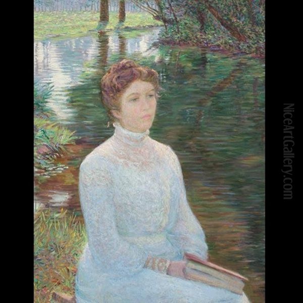 Contemplation Oil Painting by Lilla Cabot Perry