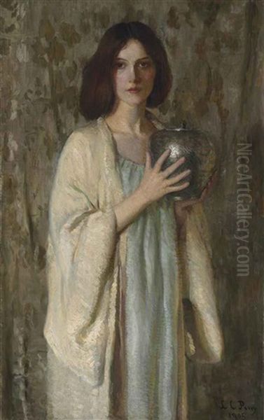 The Silver Vase Oil Painting by Lilla Cabot Perry