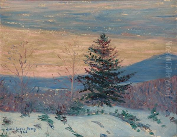 Early Morning, Winter Oil Painting by Lilla Cabot Perry