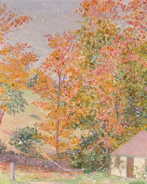 New Hampshire Landscape Oil Painting by Lilla Cabot Perry