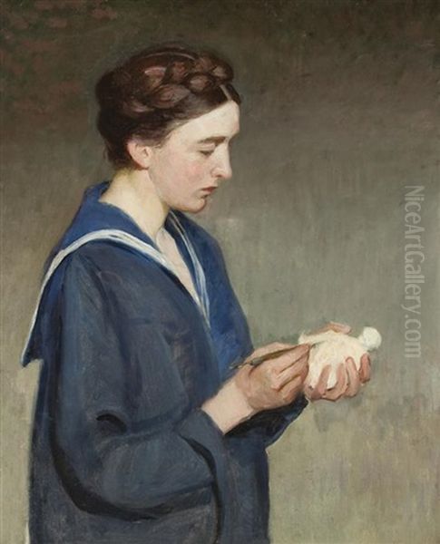 The Sculptor Oil Painting by Lilla Cabot Perry