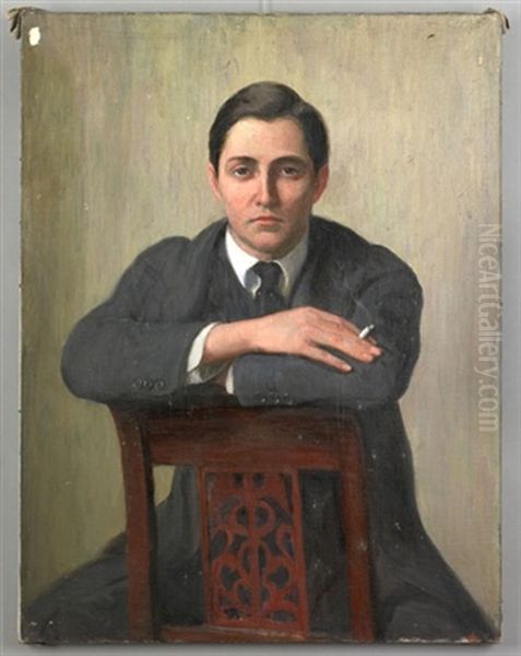 Portrait Of Jim Mclean Oil Painting by Lilla Cabot Perry