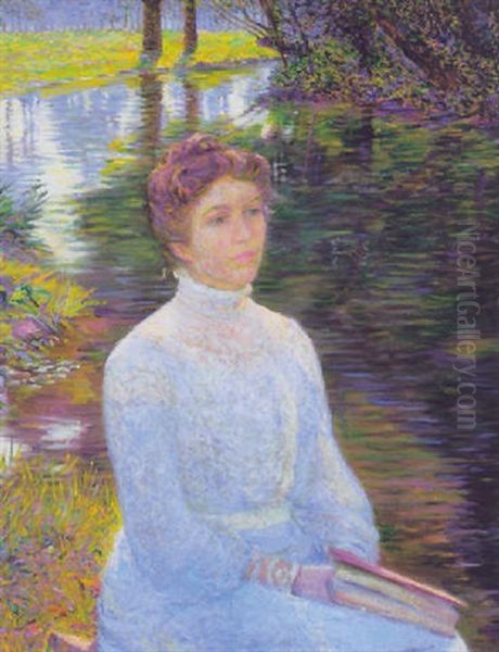 Meditation Oil Painting by Lilla Cabot Perry