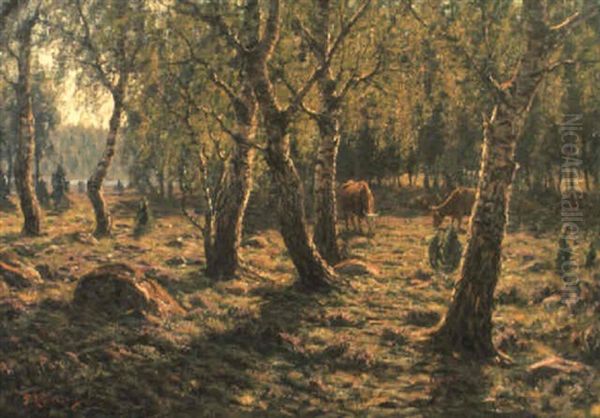 Beteshagen Oil Painting by Peter Adolf Persson