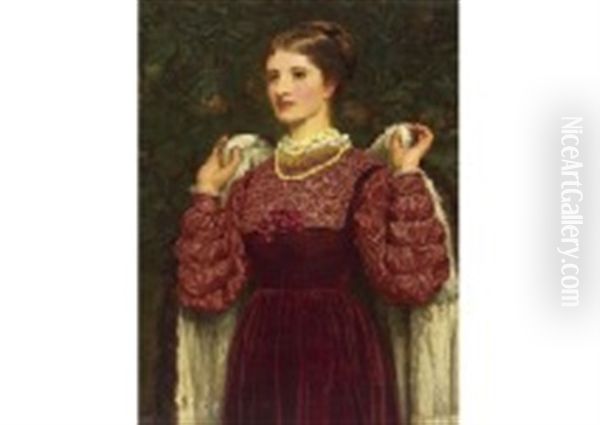 To The Party Oil Painting by Charles Edward Perugini