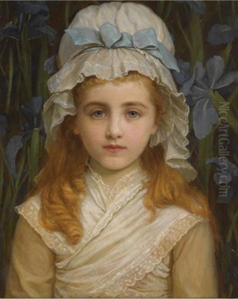 Lilla's A Lady Oil Painting by Kate Perugini