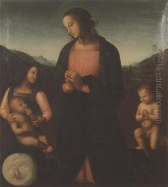 The Madonna Of The Sack Oil Painting by Pietro Perugino