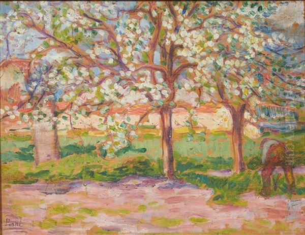 Printemps Oil Painting by Jean Peske