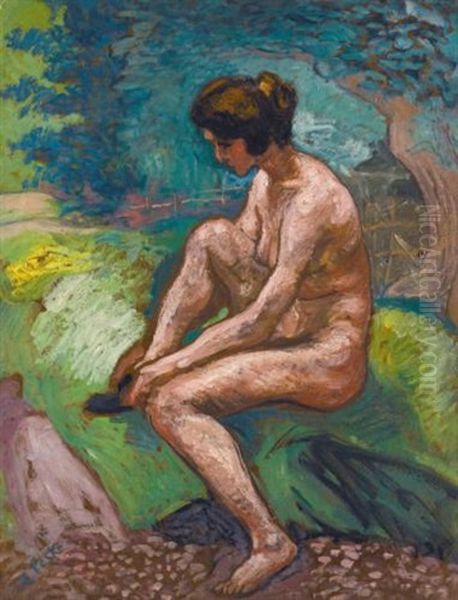 Nude Oil Painting by Jean Peske