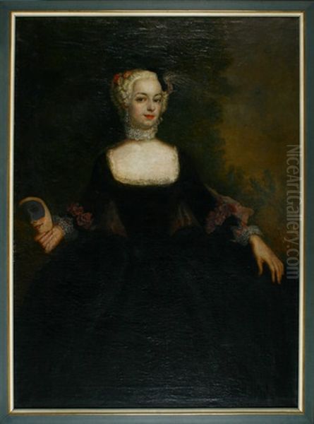 Wilhelmine, Prinzessin (heinrich) Von Preusen Oil Painting by Antoine Pesne