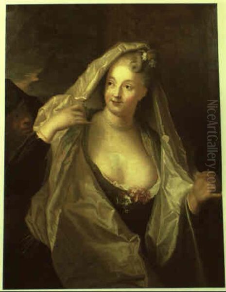 La Trompetina Oil Painting by Antoine Pesne