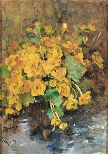 Dotterblumen Oil Painting by Anna Peters