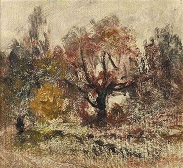 Herbstlandschaft Oil Painting by Anna Peters