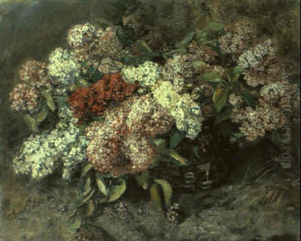 Blumenstilleben Oil Painting by Anna Peters