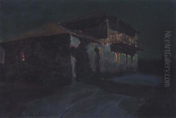 Casa Ortega, Monterey Oil Painting by Charles Rollo Peters