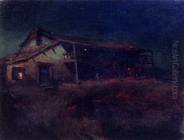 Nocturne Oil Painting by Charles Rollo Peters