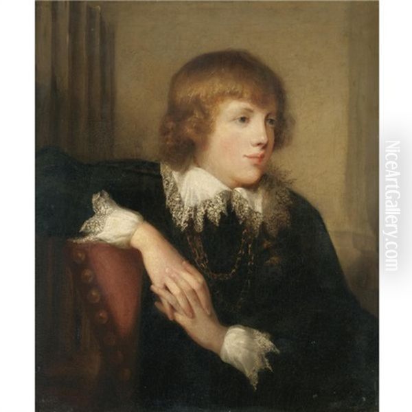 Portrait Of A Gentleman Oil Painting by Rev. Matthew William Peters