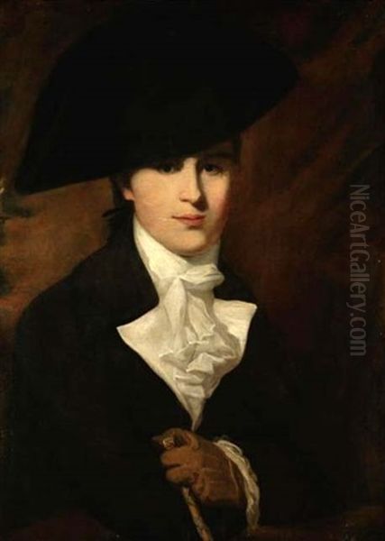 Portrait Of A Gentleman Said To Be Mr. Wordsworth Oil Painting by Rev. Matthew William Peters