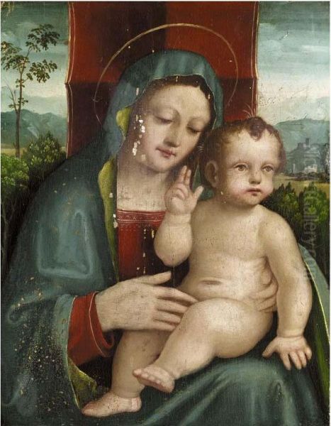 The Madonna And Child Oil Painting by Boccaccio Boccaccino