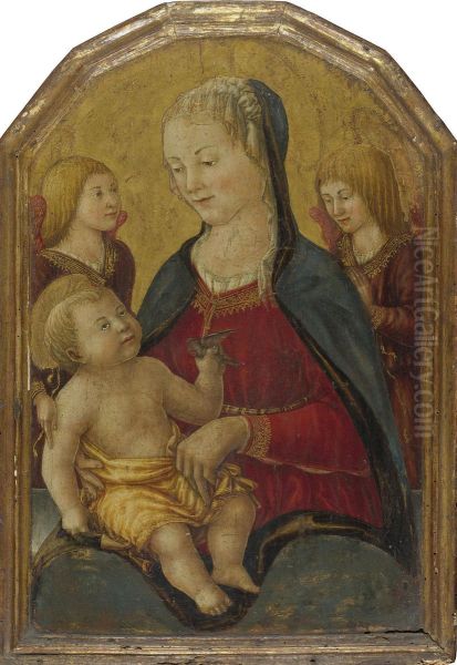 Madonna And Child Oil Painting by Boccati Familiare Del