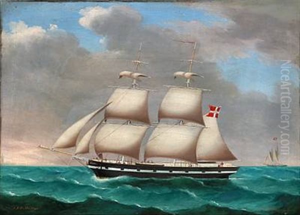 Ship Portrait Of The Danish Bark 