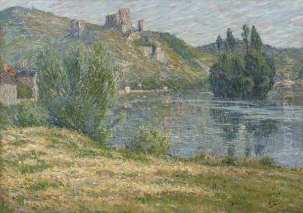 Ruines De Chateau Gaillard, La Seine Oil Painting by Anna Boch