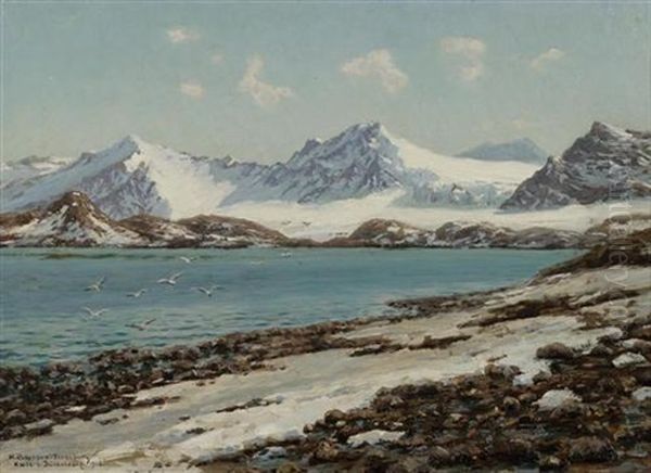 Belsund-spitzbergen (+hardanger-fjord; Pair) by Heinrich Petersen-Flensburg