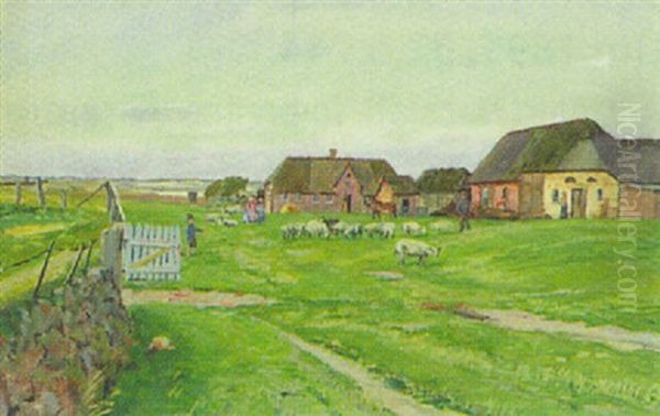 Dorf Kampen Auf Sylt by Heinrich Petersen-Flensburg