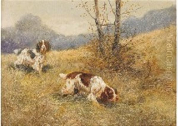 Chien Oil Painting by Eugene Petit