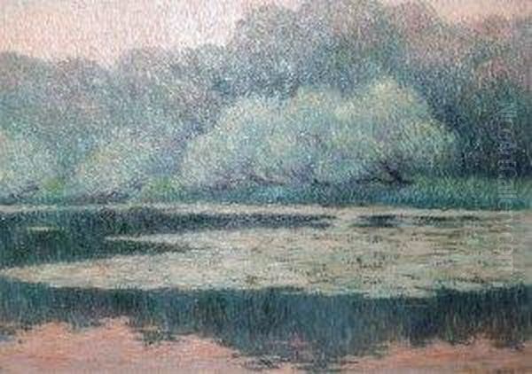 Vue De Lac Oil Painting by Francois Bocion