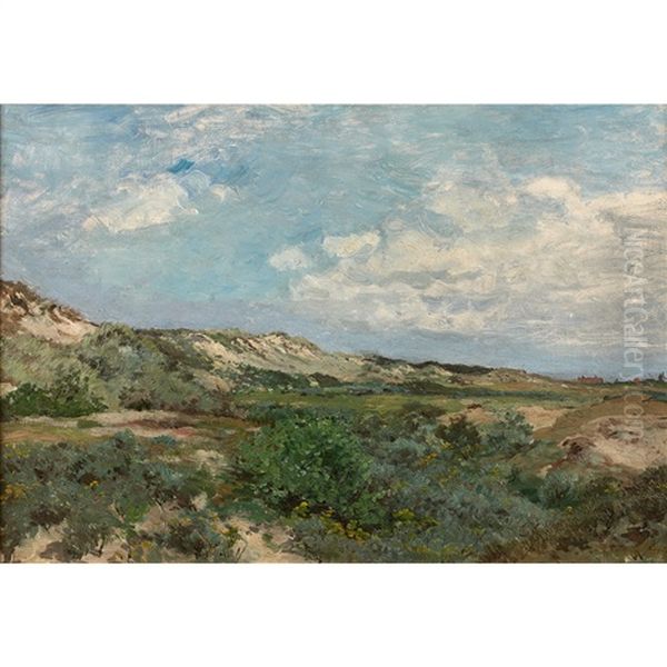 Paysage Oil Painting by Edmond Marie Petitjean