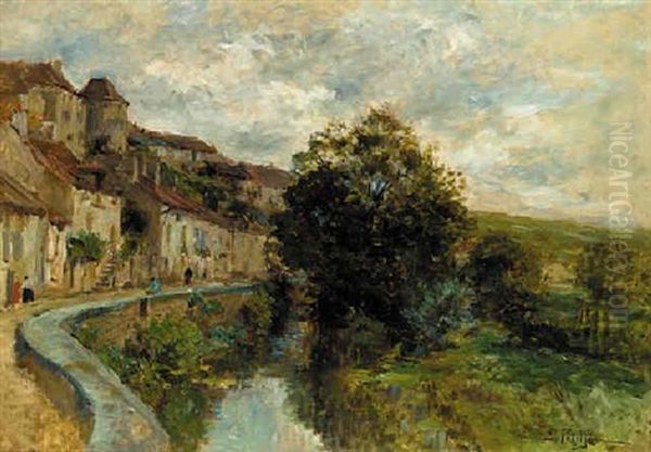 Cote D'or Oil Painting by Edmond Marie Petitjean