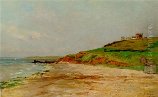 La Cote Normande Oil Painting by Edmond Marie Petitjean