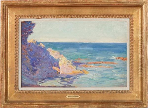 La Mer Oil Painting by Hippolyte Petitjean