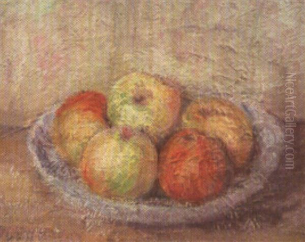 Nature Morte Aux Peches Oil Painting by Hippolyte Petitjean