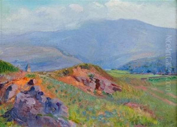 La Valle Oil Painting by Hippolyte Petitjean