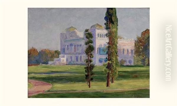 La Villa Blanche Oil Painting by Hippolyte Petitjean