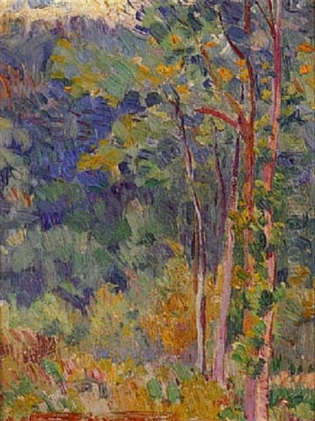 Le Foret Oil Painting by Hippolyte Petitjean