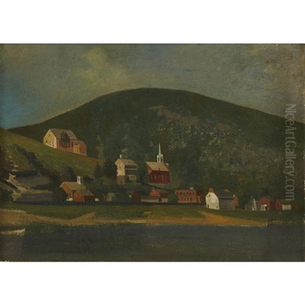 Harper's Ferry Oil Painting by John Frederick Peto