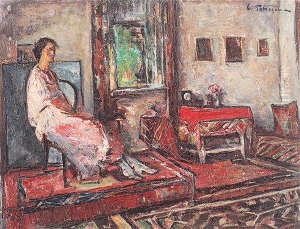 The Artist's Wife by Gheorghe Petrascu