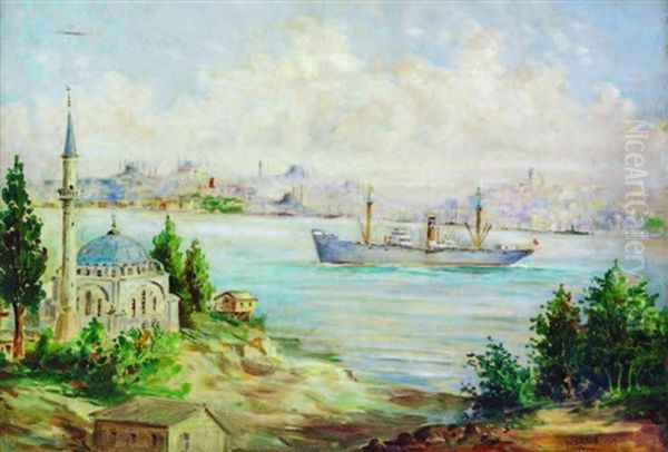 Istanbul Oil Painting by Wladimir Petroff